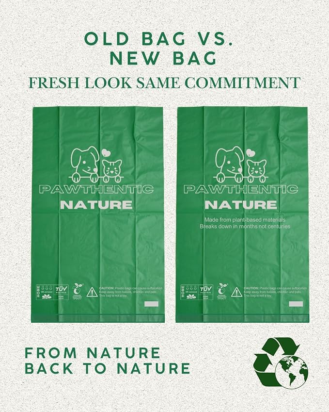 Compostable Dog Poop Bags – 270 Count Value Pack, Extra-Thick 18 Micron, Leak-Proof & Plant-Based, Light Scent, Biodegradable & Eco-Friendly for Dogs & Cats – USA Owned