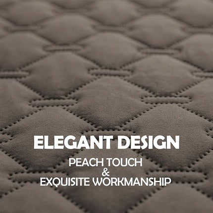 gogobunny 100% Double Sided Waterproof Dog Blanket Soft Pet Bed Cover Reversible Protect Furniture Couch Sofa Car for Puppy Cat Kids (Dark Walnut/Light Walnut, 52x82 Inch (Pack of 1))