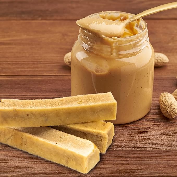 EcoKind Premium Gold Yak Cheese Himalayan Dog Chews, Dog Treats Large Breed, All Natural, High Protein Chew, Peanut Butter, Large - 18+ Chews