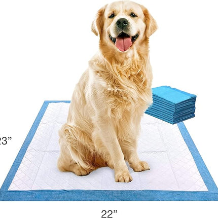 Four Paws Wee-Wee Superior Performance Unscented Pee Pads for Dogs & Puppies, Quilted Leak-Proof Dog Housebreaking Potty Training Floor Protection, 22" x 23", 10 Count
