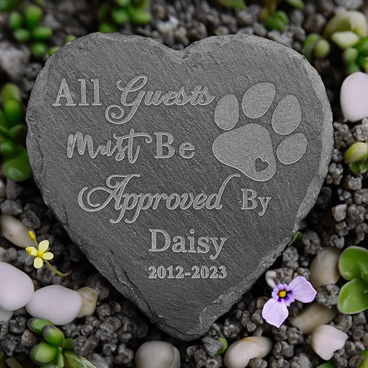 Pet Memorial Stones for Dogs - Personalized Pet Loss Gifts - Pet Memorial Gifts - Dog Memorial Gifts for Loss of Dog - in Memory of Dog Cat - Cat Memorial Stones - Cat Memorial Gifts