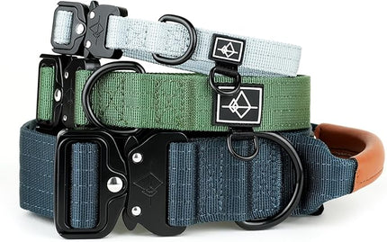 Made to ROAM Premium Dog Collar - Adjustable Heavy Duty Nylon Collar with Quick-Release Metal Buckle (Montana Moonrise, Classic Size 4)