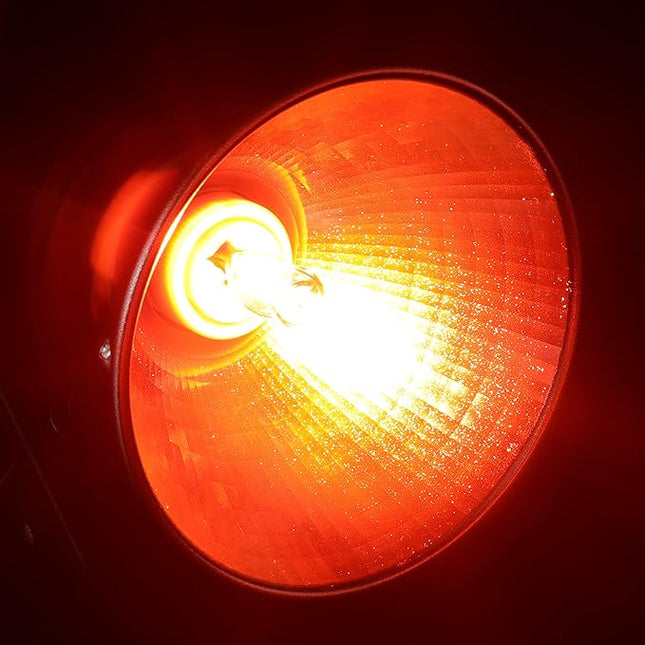 6 Pack G9 Infrared Heat Lamp Bulbs - Dimmable Night Red UVA Reptile Heat Lamp, 2 Pin Base Mini Reptile Light Bulb Replacement (50 Watt)