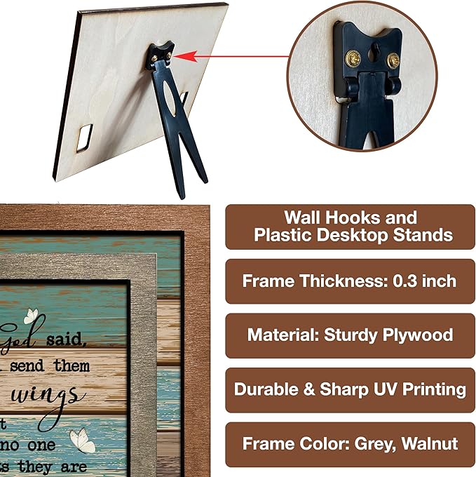 Personalized Memory Dog Picture Frame Pet Memorial Frames for Dogs Wood Pet Collar Memorial Puppy Pet Loss Gifts Dog Remembrance Bereavement Gifts Natural Wood Frame for Loss of Dog Keepsake