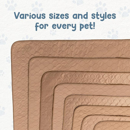 EZwhelp Reusable Dog Pee Pads - Waterproof Training Pads for Dogs - Washable & Sanitary - Rounded Corners - Laminated, Lightweight, Durable - Pet Essentials for Puppy Training and Whelping - 41" x 41"