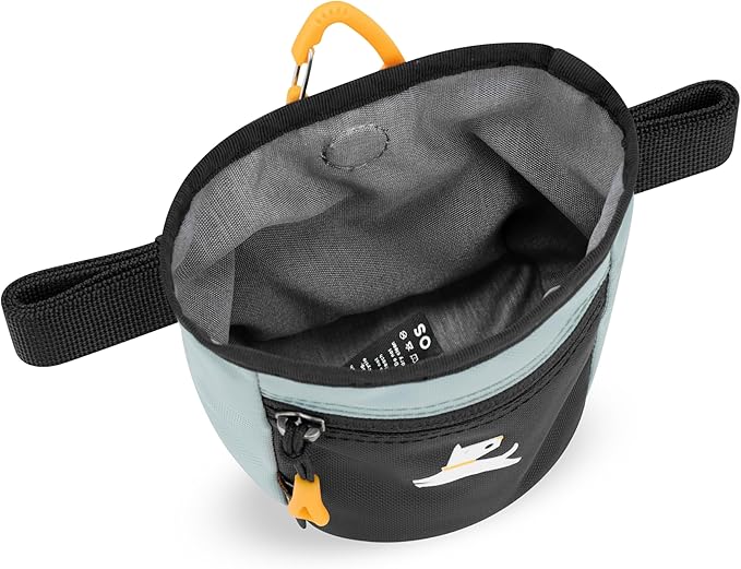 OllyDog Goodie Treat Bag, Dog Treat Pouch, Waist Belt Clip for Hands-Free Training, Magnetic Closure, Dog Training and Behavior Aids, Three Ways to Wear (St. Lucia)