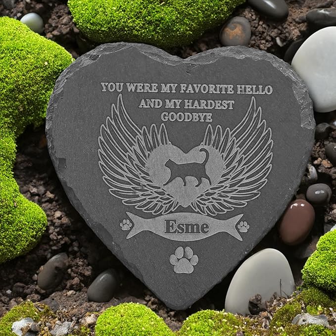 Personalized Cat Memorial Stone, Loss of Cat Sympathy Gift, Cat Memorial Gifts for Loss of Cat, Pet Loss Gifts Cat, Cat Bereavement Gifts, Cat Remembrance Gifts, in Memory of Cat