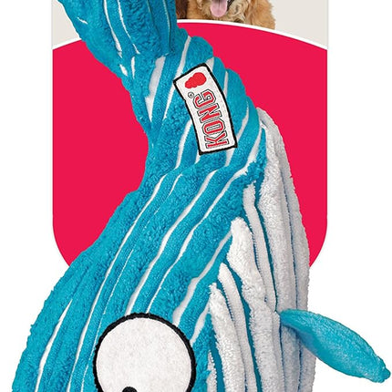 KONG - CuteSeas Whale - Corduroy Plush Dog Toy - For Large Dogs