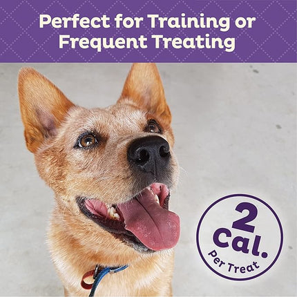 Old Mother Hubbard Wellness Training Bitz Assorted Mix Dog Biscuits, Natural, Training Treats, Three Flavors, Small Size, (8 Ounce Bag)