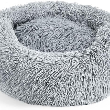 Dog Beds Large Sized Dog and Cats, 32in Pet Beds for Large Pet, Washable Indestructible Extra Large (Light Grey)
