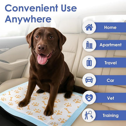 American Kennel Club Advanced Puppy Pads with Color-Changing Health+ Indicator and Ultra Absorbent Quick Dry Gel – 28''x30'' Leakproof Training Pads for Dogs – Fresh Scented – 50 Count, X-Large