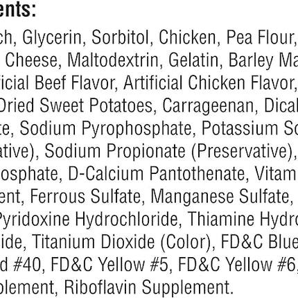 SmartBones SmartSticks, Treat Your Dog to a Rawhide-Free Chew Made With Real Bacon and Cheese, 10 count