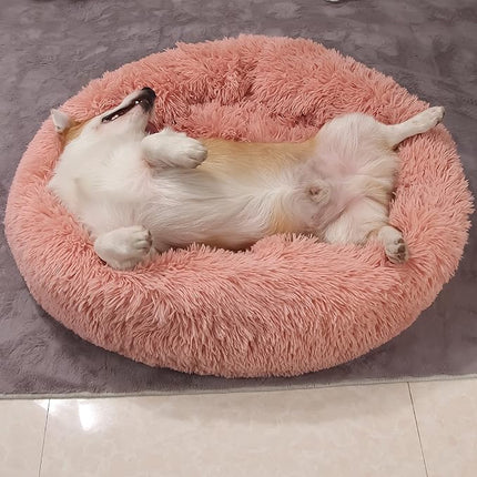 Pink Dog Bean Bag Bed - Washable, Fits Medium Dogs Up to 45 lbs