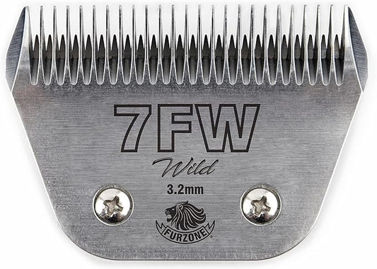 7FW 1/8" - 7F Wide Blade for Dog Grooming, Made of Extra Durable Japanese Steel, Compatible with Most Andis, Oster, Wahl A5 Clippers