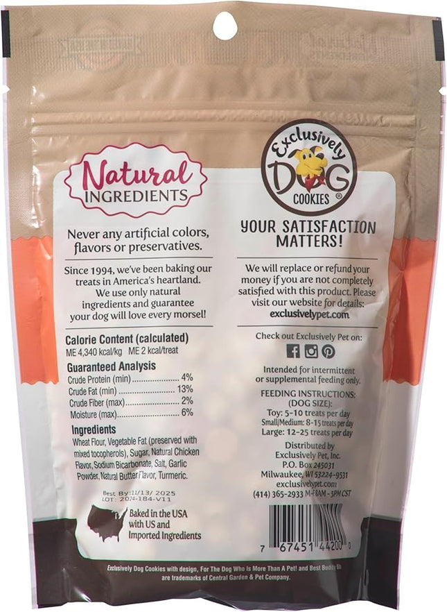 Exclusively Dog Best Buddy Bits Training Treats for Dogs and Puppies - All Natural, Baked in The USA, Ideal for Training & Agility, No Animal Byproducts - Beef & Liver Flavor, 5.5oz Resealable Bag