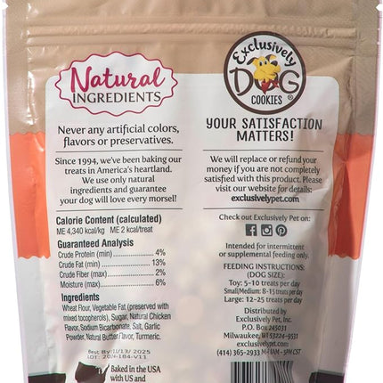 Exclusively Dog Best Buddy Bits Training Treats for Dogs and Puppies - All Natural, Baked in The USA, Ideal for Training & Agility, No Animal Byproducts - Chicken Flavor, 5.5oz Resealable Bag