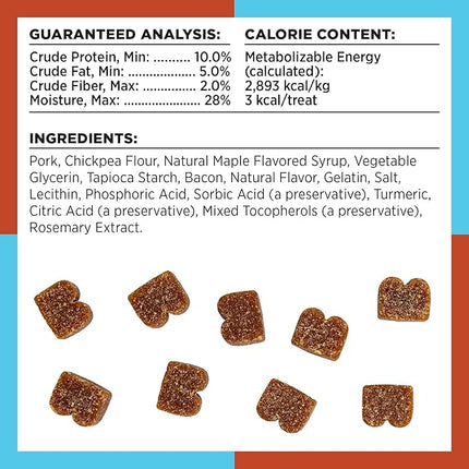 BIXBI Liberty Trainers, Bacon (12.5 oz, 1 Pouch) - Small Training Treats for Dogs - Low Calorie and Grain Free Dog Treats, Flavorful Pocket Size Healthy and All Natural Dog Treats
