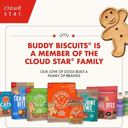 Buddy Biscuits 8 oz Box of Teeny Crunchy Dog Treats Made with Natural Peanut Butter