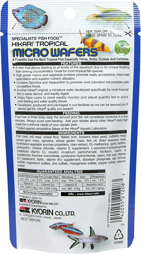 Hikari Micro Wafers for Pets, 0.70-Ounce