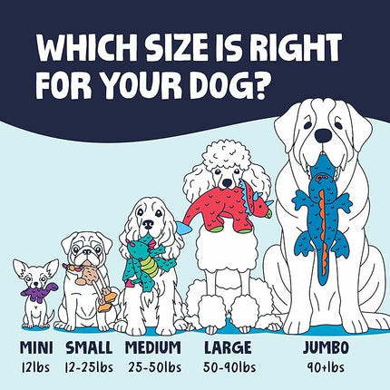 goDog Furballz Squeaky Plush Ball Dog Toy, Chew Guard Technology - Cool Rainbow, Large