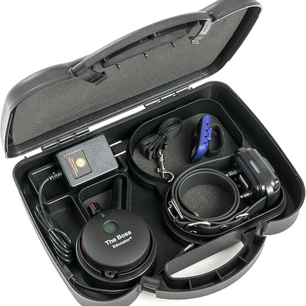 Educator E-Collar Humane Dog Training Collar with Remote, Features 100 Levels of Safe Stimulation, Tapping Sensation, Night Light, Waterproof, Rechargeable, 1 Mile 1 Dog, Black