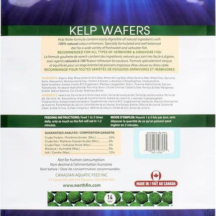 Northfin Fish Food Kelp Wafers 14mm (1kg)