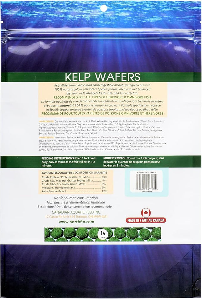 Northfin Fish Food Kelp Wafers 14mm (1kg)