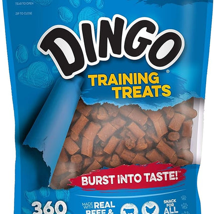 Dingo Soft and Chewy Training Dog Treats Made with Real Beef and Chicken for Small, Medium, and Large Dogs 360-Count