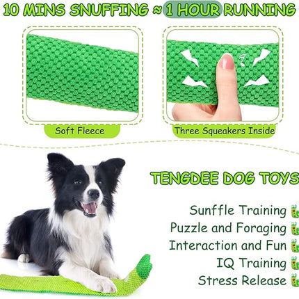 Squeak Dog Toys for Stress Release & Boredom Relief, Dog Puzzle IQ Training, Snuffle Foraging Instinct Training - Suitable for Small, Medium & Large Dogs