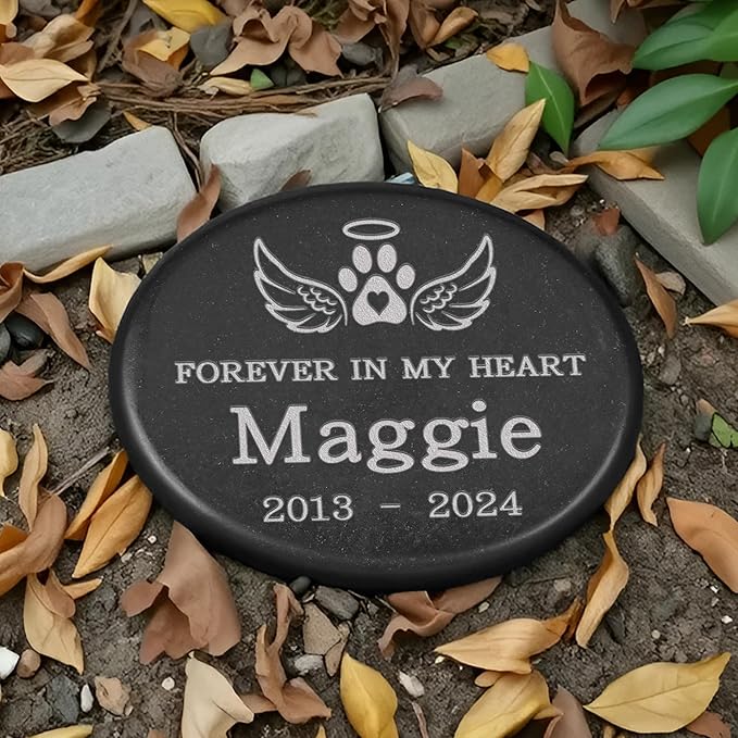 Pet Memorial Stones for Dogs, Cat Memorial Stone, in Memory of Pet Gifts, Pet Lost Gifts, Dog Memorial Gifts, Cat Condolences Gifts, Pet Memorial Gifts for Cats
