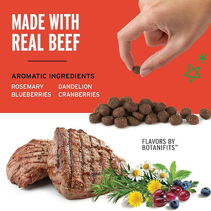 Pet Botanics 10 Oz. Pouch Training Reward Mini Soft & Chewy, Beef Flavor, with 500 Treats Per Bag, The Choice of Top Trainers