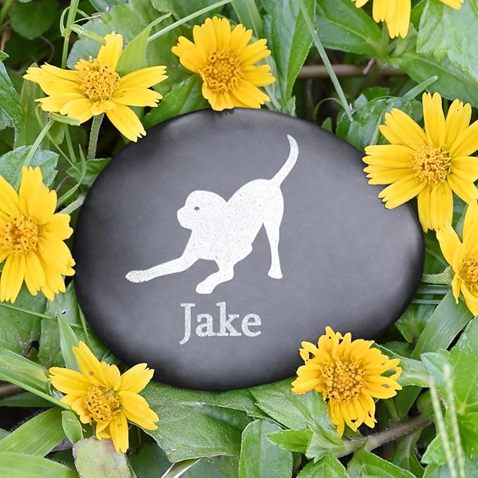 Personalized Pet Loss Gifts - Pet Memorial Stones - Dog Memorial Stone - Pet Loss Sympathy Gifts for Dog Lovers - Personalized in Memory of Dog Gifts - Pet Memorial Gifts - Dog Memorial Gifts
