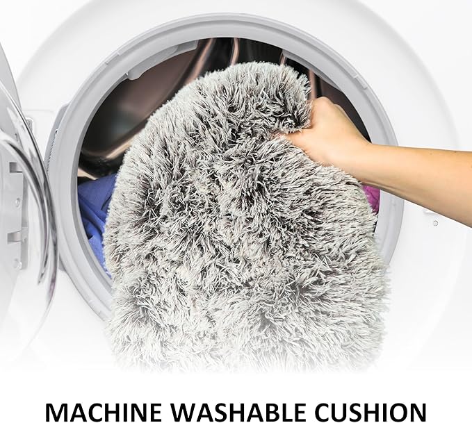 Cat Donut Bed with Washable Cushion – Cat Caves for Indoor Cats – Collapsible Donut Bed with Peekaboo Pet Tunnel Toy – Cozy Hideout for Kittens, Ferrets, Rabbits & Dogs - Brown