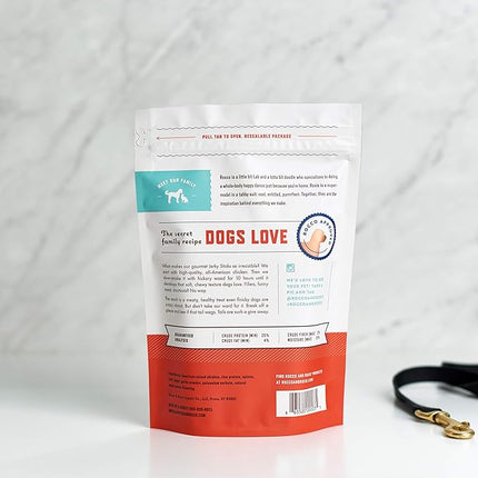 Rocco & Roxie Chicken Jerky Dog Treats, Soft Training Snacks Made in USA | High Value Training Treats for Dogs, Small & Large Breeds, Seniors & Puppies, Natural Jerky Chews for Rewarding Good Behavior