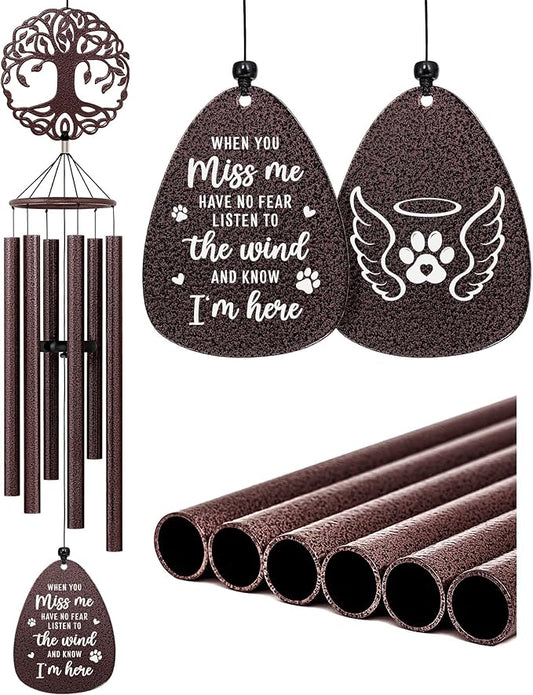 SteadStyle Pet Memorial Gifts - Pet Memorial Wind Chime, Memorial Wind Chimes for Loss of Dog, Sympathy Wind Chimes for Loss of Dog, in Memory of Dogs Gifts