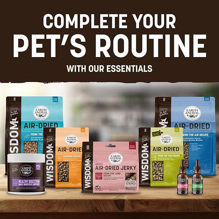 Earth Animal No Hide Chews - Long Lasting Rawhide Free Medium Dog Chews Rolls, Chicken - 2 Count