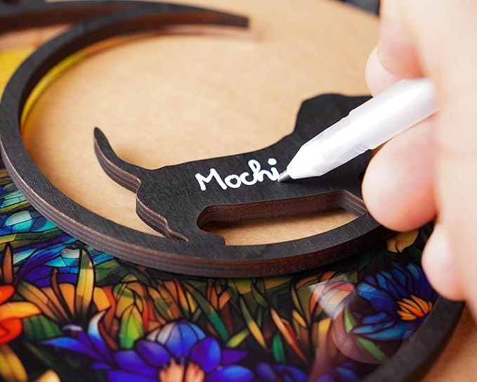 6'' Angel Dog Friendship Memorial Suncatcher Custom Name Dog Breeds Pet Ornament Window Car Hanging, Sympathy Gift for Loss of Pet Passing Away Bereavement Gifts for Dog Lovers SCM-B11-W-21-6