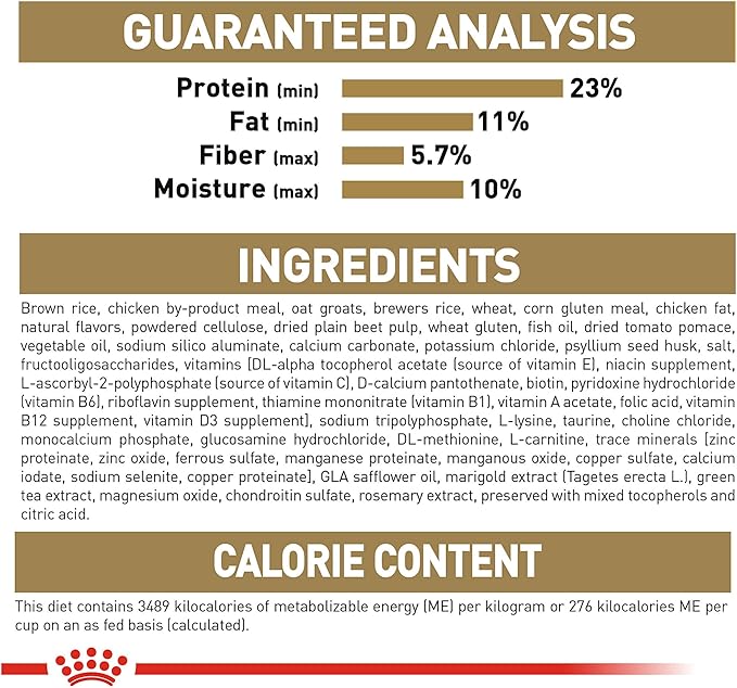 Royal Canin Golden Retriever Adult Dry Dog Food, 17 lb Bag