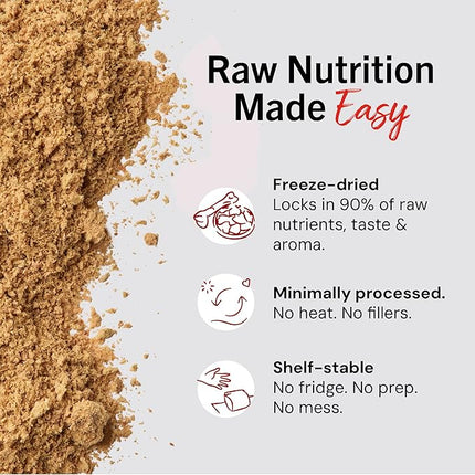 Stella & Chewy's Freeze-Dried Raw Marie's Magical Dinner Dust - Premium Duck & Turkey Dog Food Topper with Organic Fruits & Vegetables - Perfect for Picky Eaters - 7oz