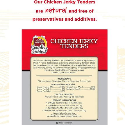 Country Kitchen Chicken Jerky Tender Dog Treats, Made with Real Chicken, High Protein, Low Fat, No Artificial Colors, 32 oz