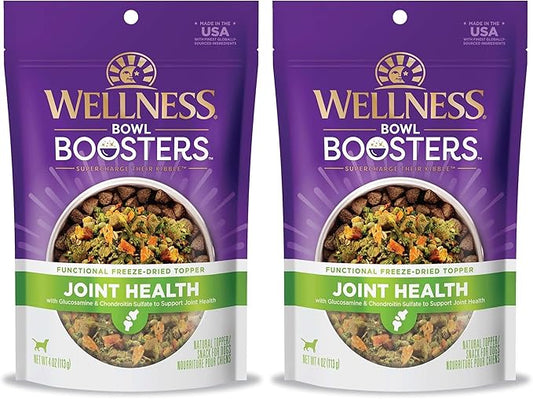 Wellness CORE Bowl Boosters Joint Health Dog Food Topper, 4 Ounce Bag (Pack of 2)