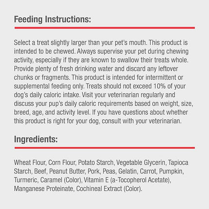 DreamBone Triple Flavor Swirlz No Chicken Added for Dogs, 25 Count, Treat Your Dog to Easy-to-Digest Rawhide-Free Chews Made with Real Beef, Peanut Butter and Pork