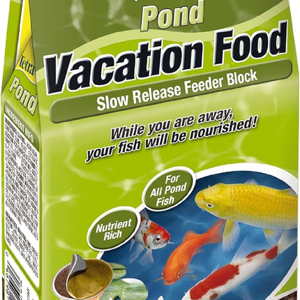 TetraPond Vacation Food Slow Release Feeder Block, 3.45 Ounce - 16477
