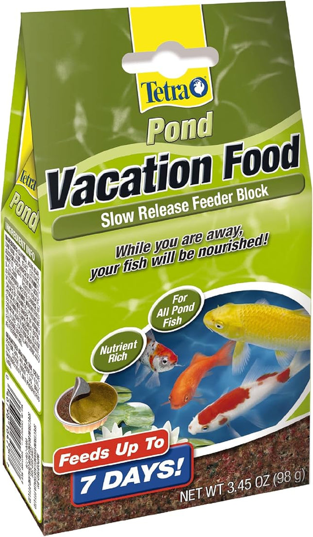 TetraPond Vacation Food Slow Release Feeder Block, 3.45 Ounce - 16477
