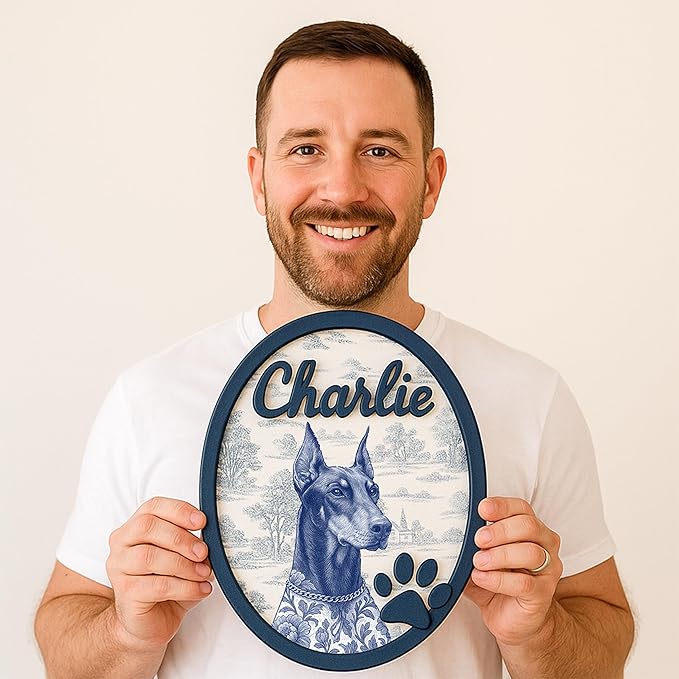 Nazenti Personalized Dog Picture Frame, Loss Of Dog Sympathy Gift, Pet Memorial Keepsake Frame, Custom Cat Loss Gift with Photo, Pet Sympathy Gift for Grieving Owners, Remembrance Picture for Pets