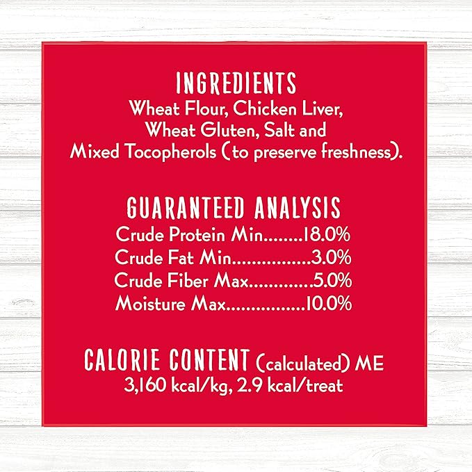 Charlee Bear Original Dog Treats, Chicken Liver, 16 oz (Pack of 2)