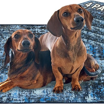 Qeils Washable Pee Pads for Dogs, 4 Pack Reusable Super Absorbent Leakproof Potty Pads 36"x24", Non-Slip for Crate, Floor, Couch, Whelping Box, Litter Mat