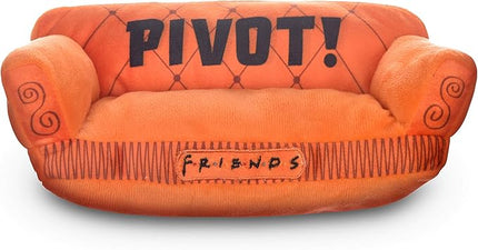 Friends TV Show Orange Sofa Pivot Couch Stuffed Animal Dog Toy, Plush Merchandise, 10" (FF13115)