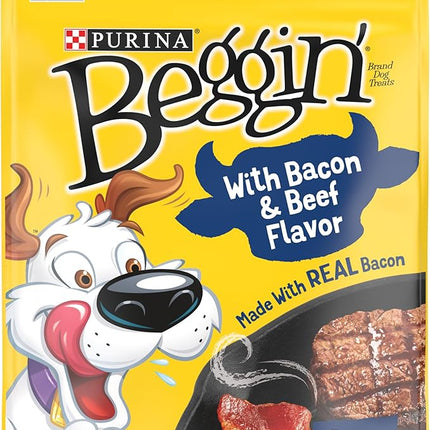 Purina Beggin' Strips With Real Meat Dog Treats With Bacon and Beef Flavors