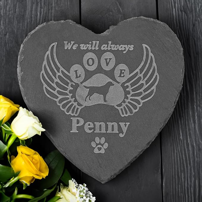 Pet Memorial Stones for Dogs, Pet Memorial Gifts, Dog Memorial Gifts, Loss of Dog Sympathy Gift, Dog Bereavement Gifts, Dog Remembrance Gift, Dog Passing Away Gifts, in Loving Memory Dog